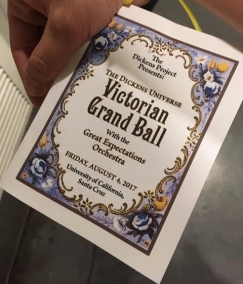 Victorian Ball Program